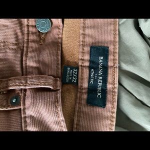 Banana republic Orange Corduroy pants